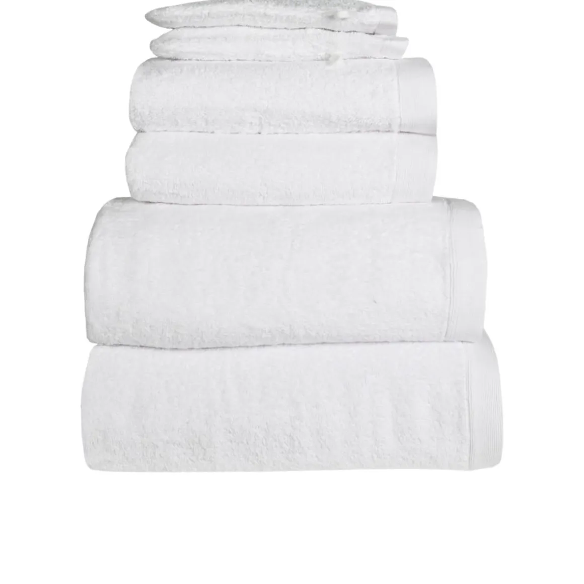 Ensemble de bain 6 pièces 500 g/m² STUDIO (2 draps de douche +2 serviettes de toilette + 2 gants)