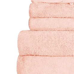 Ensemble de bain 6 pièces 500 g/m² STUDIO (2 draps de douche +2 serviettes de toilette + 2 gants)