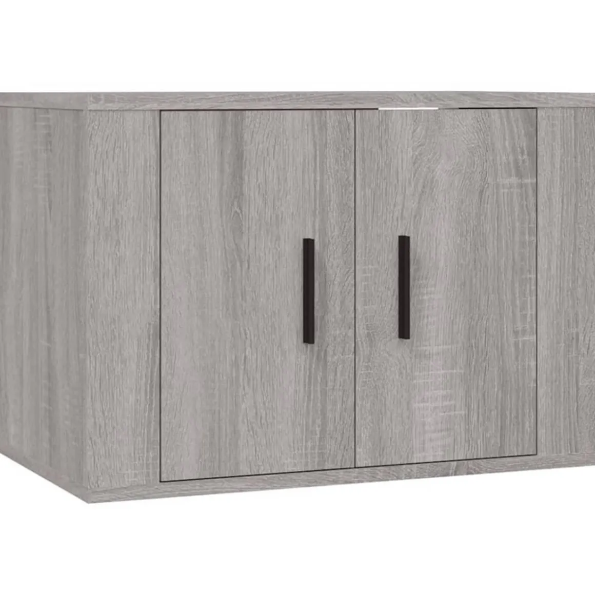 Ensemble de meubles TV 4 pcs Sonoma gris Bois d'ingenierie