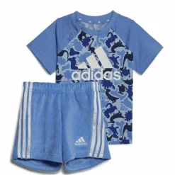 Ensemble de Sport pour Bébé Adidas Multicouleur Camouflage Dinosaures
