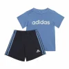 Ensemble de Sport pour Bébé Adidas 3 Stripes Bleu