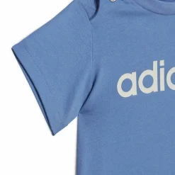 Ensemble de Sport pour Bébé Adidas 3 Stripes Bleu
