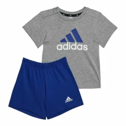 Ensemble de Sport pour Bébé Adidas Essentials Organic Gris