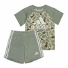 Ensemble de Sport pour Bébé Adidas Multicouleur Camouflage Dinosaures