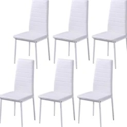 Ensemble de table a manger sept pieces noir et blanc