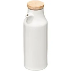 Ensemble Huile & Vinaigre Ceramic 18cm Blanc