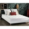 Ensemble Matelas accueil mémoire de forme + Sommier 140 x 190 cm MAM AZUR