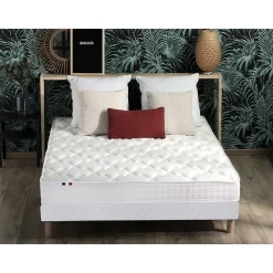 Ensemble Matelas accueil mémoire de forme + Sommier 140 x 190 cm MAM AZUR