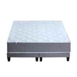 Ensemble Matelas Ressort 7 zones + Sommier 2 x 90 x 200 cm MAX