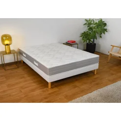 Ensemble matelas sommier 140 X 190 cm ATOS