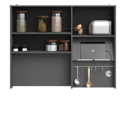 Ensemble meuble de cuisine avec élément mural et meuble bas L238cmSAMBA