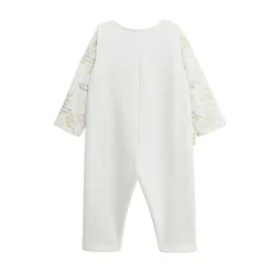 Ensemble salopette bébé en molleton et t-shirt Emilie