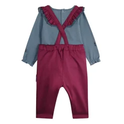 Ensemble salopette bébé et t-shirt Samba