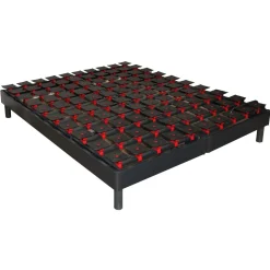 Ensemble TPR tous plots réglables + Matelas Mousse 2x90x200 cm MEMORYLUX