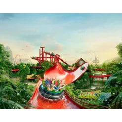 Entrée au Parc Bellewaerde en 2024 pour 2 adultes et 2 enfants - Coffret Cadeau Sport & Aventure