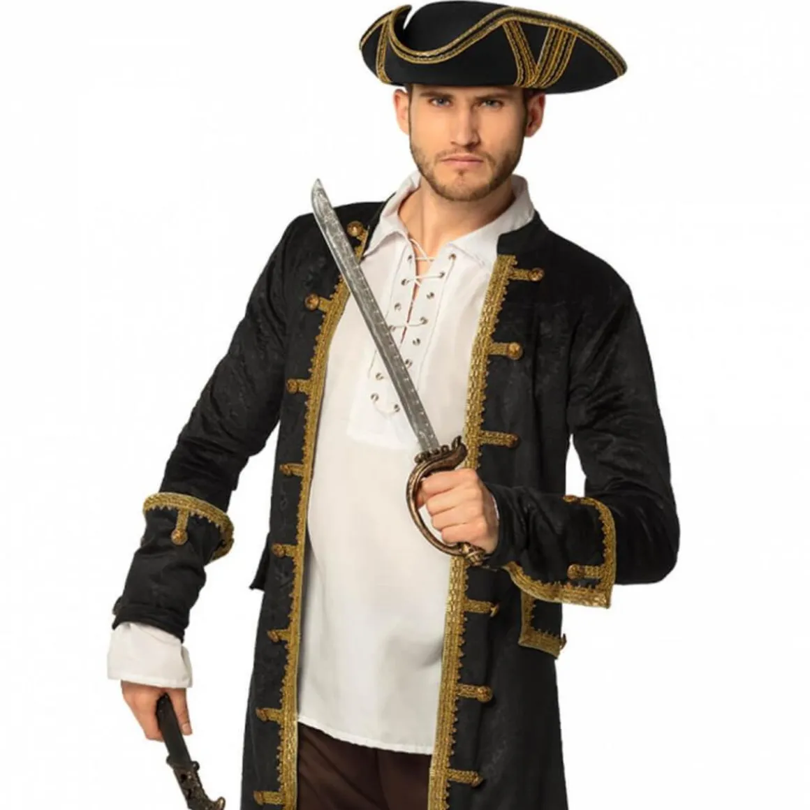 Epée de pirate avec fourreau 52 cm