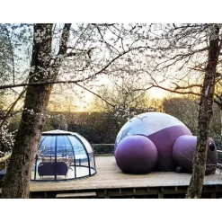 Escapade insolite pour 4 en bulle avec bain bouillonnant privatif et vélo entre Bordeaux et Toulouse - Coffret Cadeau Séjour