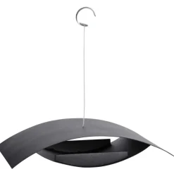 Esschert Design Mangeoire a oiseaux suspendue Noir S FB437