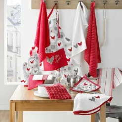 Essuie Main en Éponge Suzette 60cm Blanc