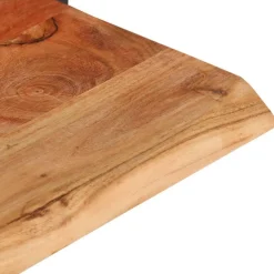 Etageres murales 2 pcs 100x24x35 cm Bois d'acacia et acier