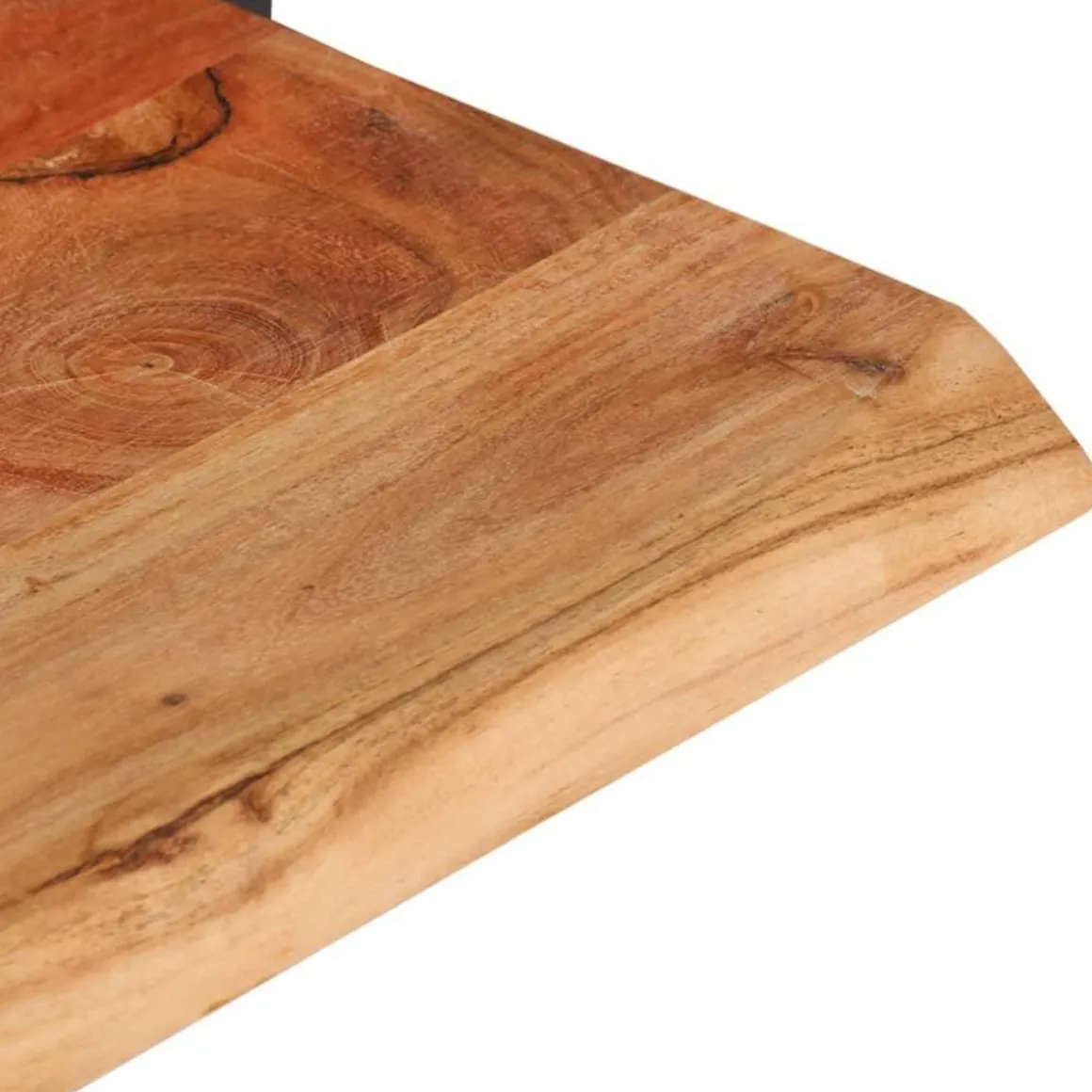 Etageres murales 2 pcs 100x24x35 cm Bois d'acacia et acier