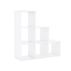 Etagère 6 cases - 105x29x107cm - Blanc