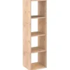 Etagère 4 cases bois 140cm - dinamic-4