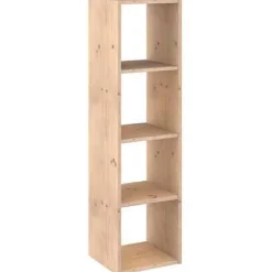 Etagère 4 cases bois 140cm - dinamic-4