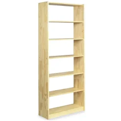 Etagère REGALE étagère sur pied avec 7 tablettes, en pin massif vernis naturel