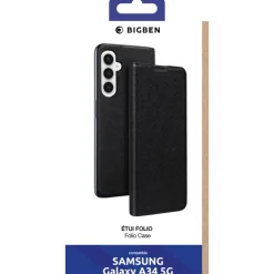 Etui Samsung A34 5G stand Noir