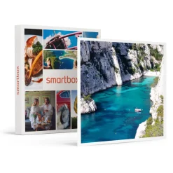 Excursion en bateau de 3h en matinée pour 2 personnes dans les calanques de Cassis avec rosé - Coffret Cadeau Sport & Aventure