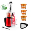 Extracteur De Fruits Et Légumes à Pression Douce 3 Tamis Ultimate Rouge Kitchencook