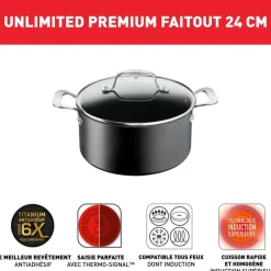 Faitout Unlimited Premium diam24cm
