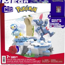 Figurines Pokémon Tiplou et Farfuret à construire MEGA