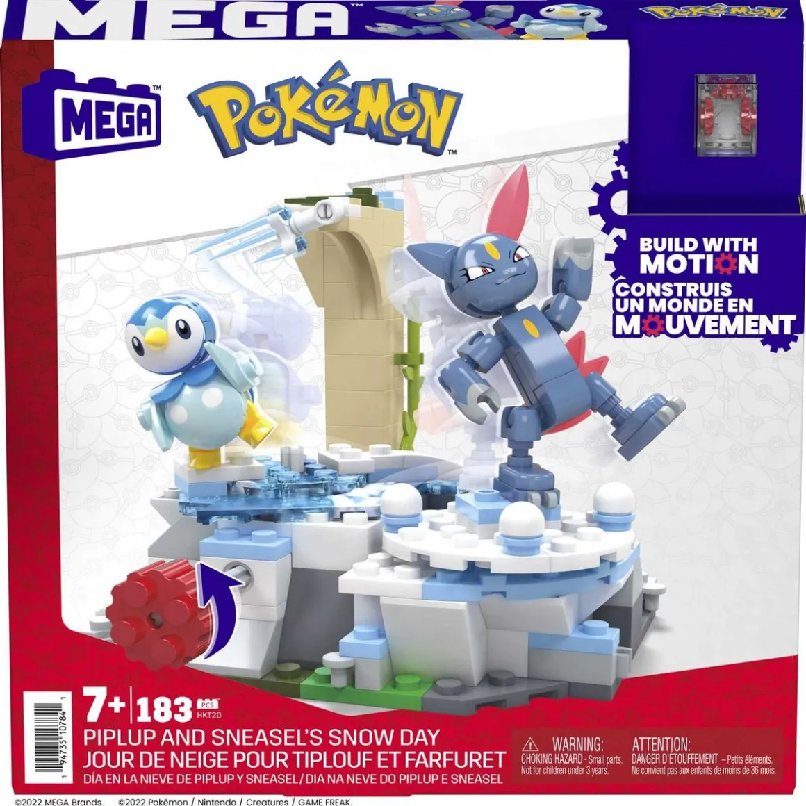 Figurines Pokémon Tiplou et Farfuret à construire MEGA