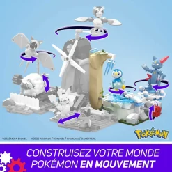 Figurines Pokémon Tiplou et Farfuret à construire MEGA