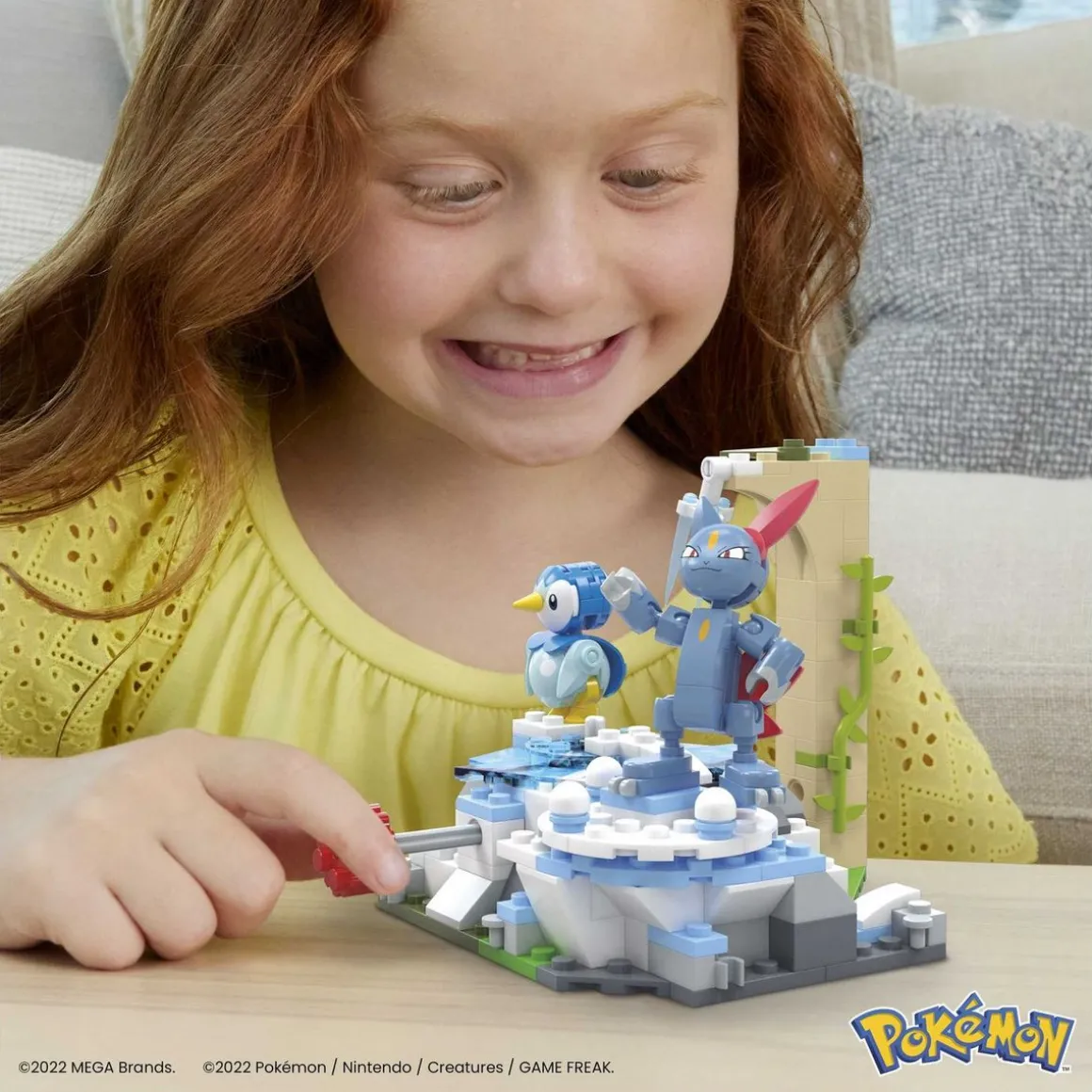 Figurines Pokémon Tiplou et Farfuret à construire MEGA