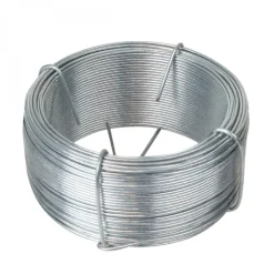 Fil d'attache en acier galvanisé pour grillage ou autre - 50 m x 1.3mm Ø - Gris