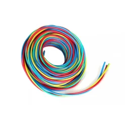 Fil électrique 2.5 mm² h07vu L.25 m, rouge / bleu / vert - jaune