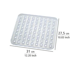 Fond d'évier extra épais - L. 27.5 x H. 1 x l. 31 cm - Transparent