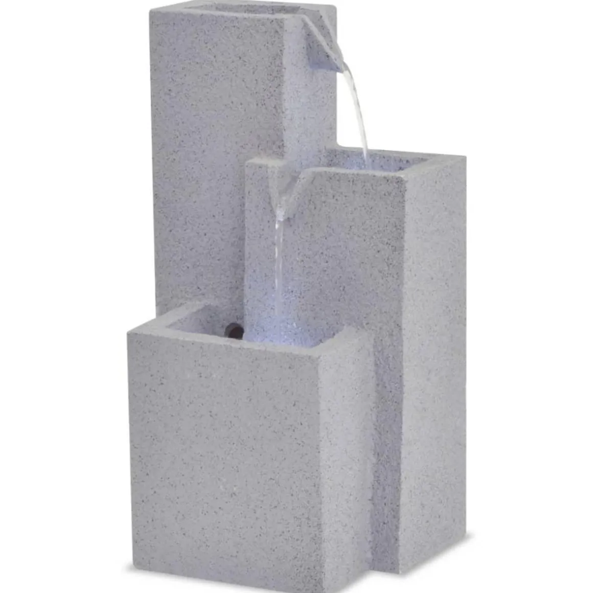 Fontaine d'interieur avec lampe LED Polyresine