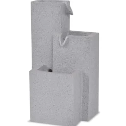 Fontaine d'interieur avec lampe LED Polyresine