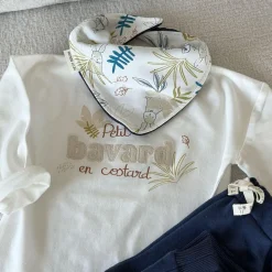 Foulard enfant en velours Gribouille