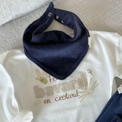 Foulard enfant en velours Gribouille