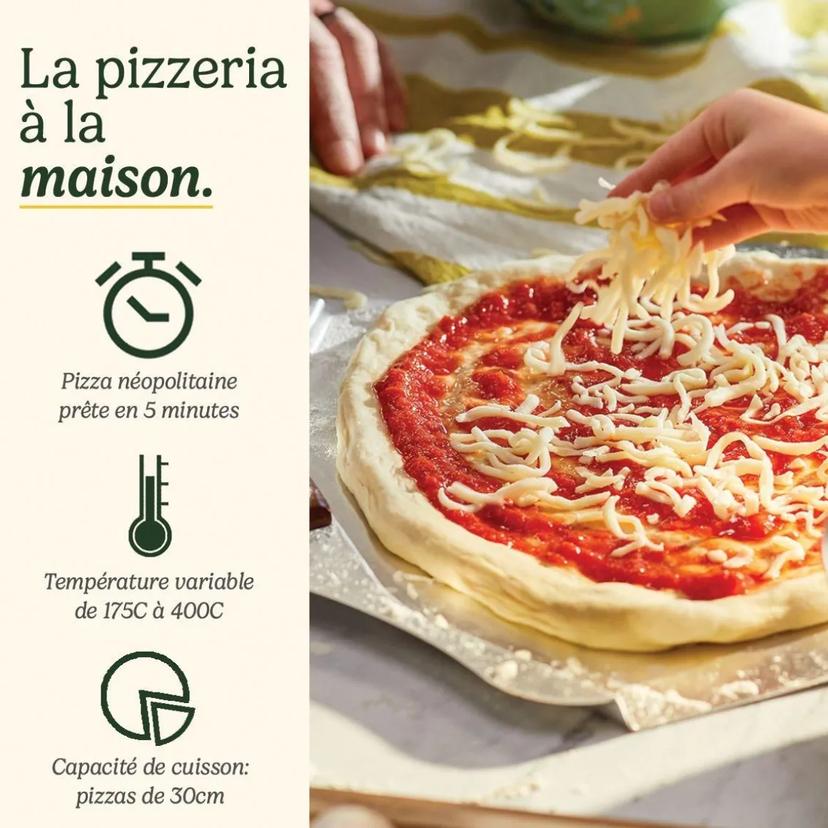 Four à pizza électrique CPZ120E acier inoxydable