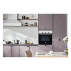 Four encastrable catalyse - Chaleur tournante - CONTINENTAL EDISON - F80CBIX - Noir et inox - L59,5 x H59,6 x P 54,68cm