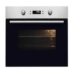 Four encastrable catalyse - Chaleur tournante - CONTINENTAL EDISON - F80CBIX - Noir et inox - L59,5 x H59,6 x P 54,68cm