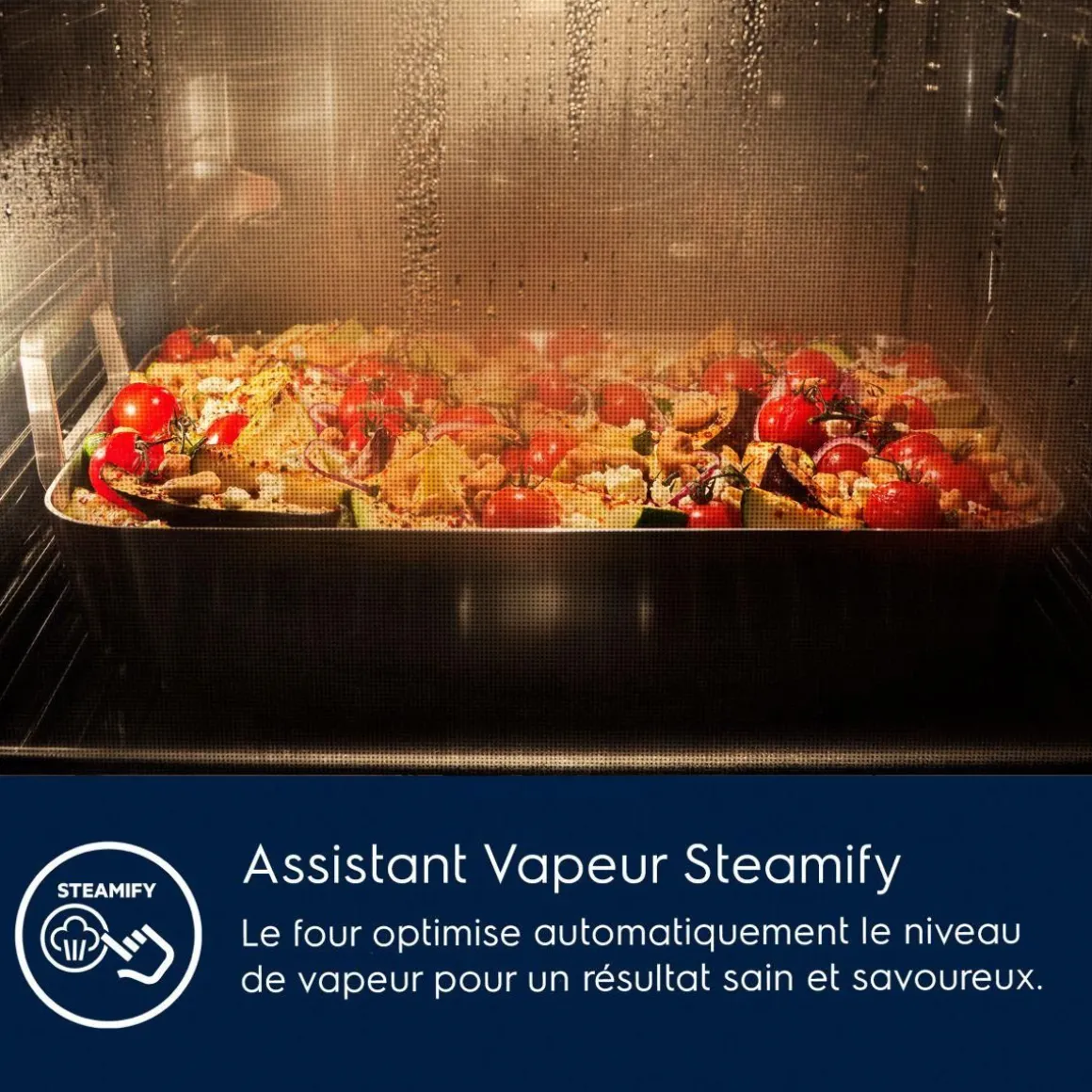 Four encastrable fonction vapeur EOA9S31CX SteamPro