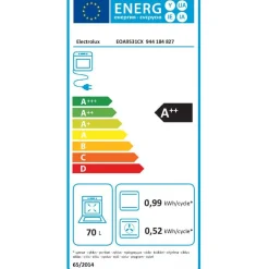 Four encastrable fonction vapeur EOA9S31CX SteamPro