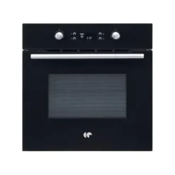 Four encastrable pyrolyse - Chaleur tournante - CONTINENTAL EDISON - CEF65PB - Noir et inox - L59,5 x H59,6 x P 54,68 cm